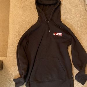 Vans black hoodie mens small